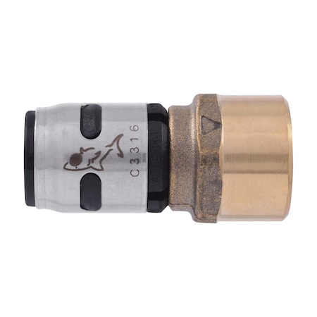 Sharkbite SharkBite EvoPEX Push to Connect 1/2 in. FNPT X 1/2 in. D PTC Brass/Plastic Female Connector K072A